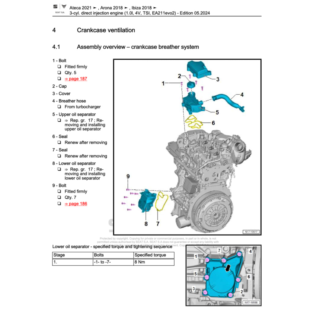 SEAT LEON 5F 2012-2020 Full Manual Set – Repair & Maintenance Manual - page 3